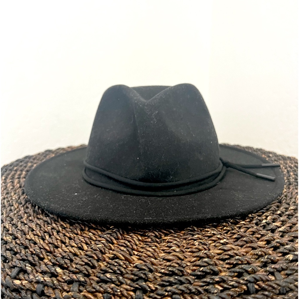 Classic Black Fedora Hat (Unisex)